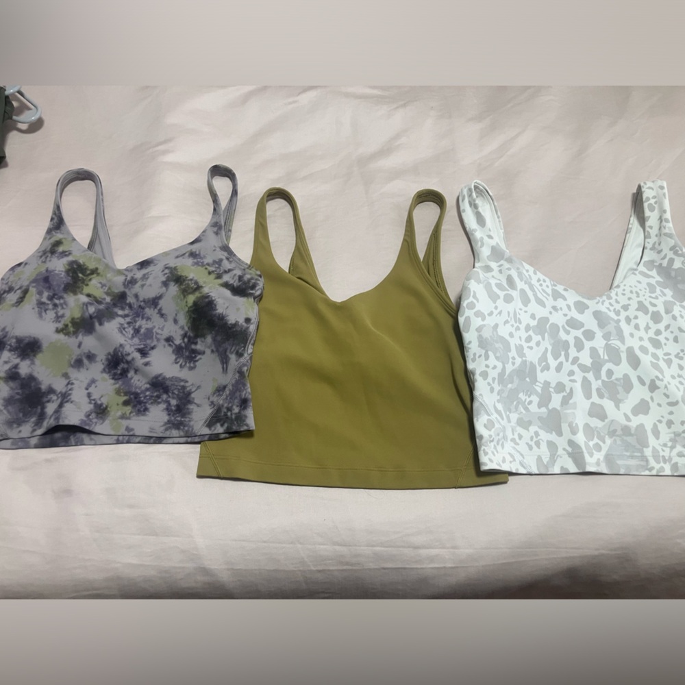 3 Lululemon Align Tanks - size 2, like new